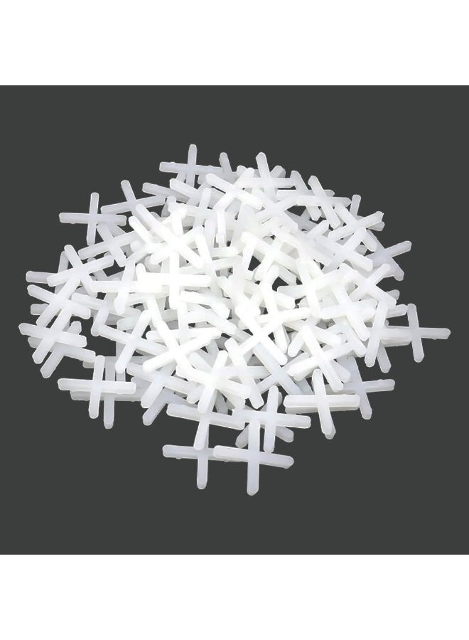 Tile Spacers 2mm, 150 Pcs Cross Shaped Tile Wedges for Tile Leveling System, Plastic Ceramic Tiles Spacers Tiling Tools for Grout and Trim